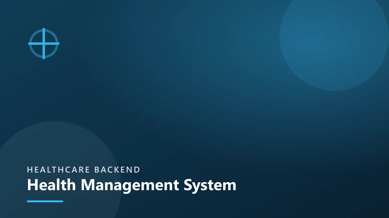 Health Management System